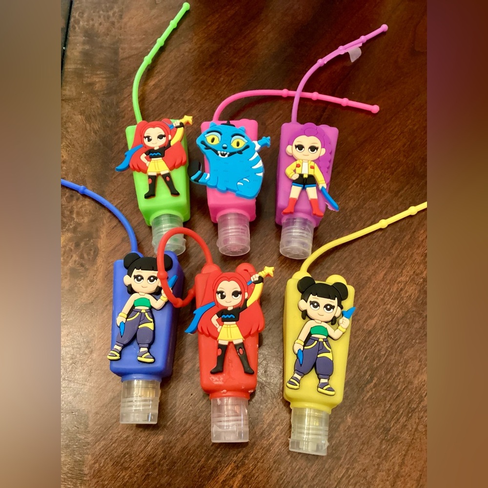 K-pop Demon Hunter Hand Sanitizer Holders - Assorted Colors-Pick one